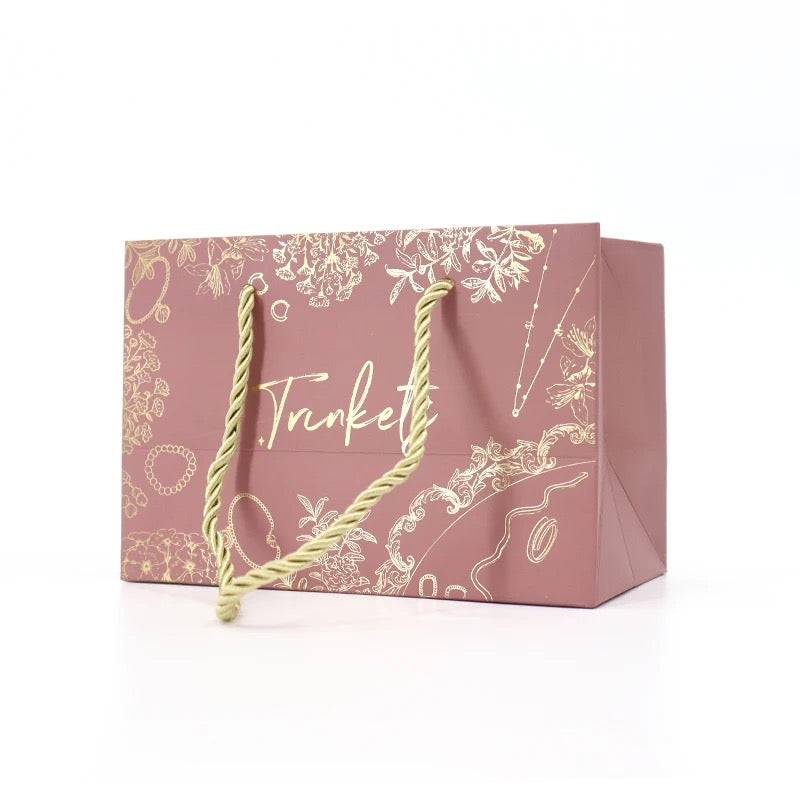 Trinkets Gift Bag in Mauve Glow